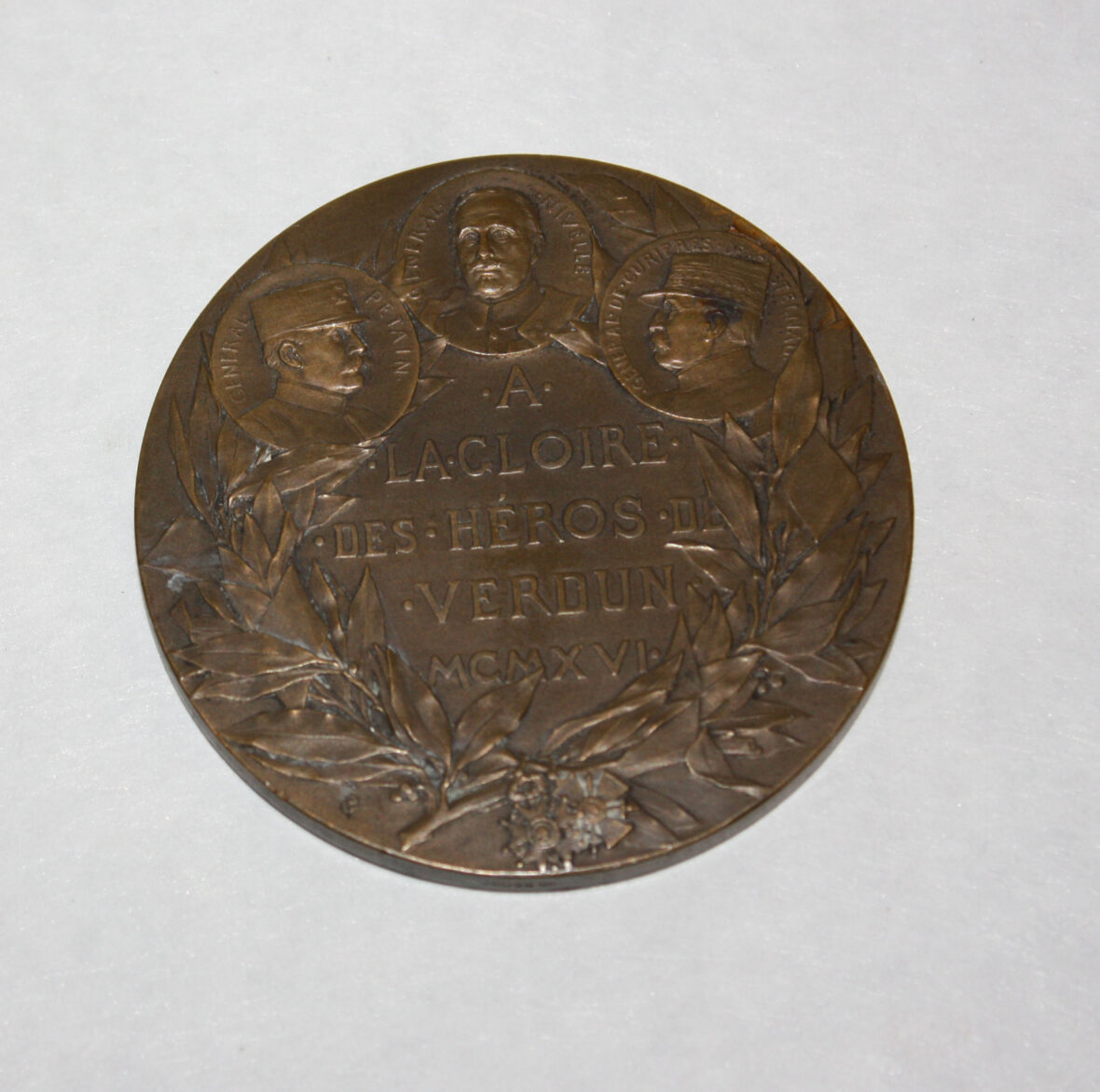 Médaille commémorative de l’élection d’Alexandre MILLERAND, signée par Prud’homme.