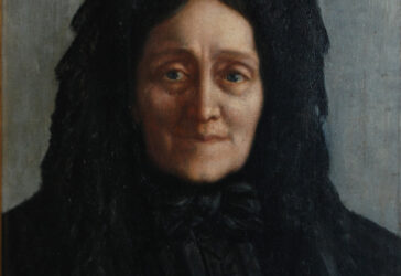 Ecole HOLLANDAISE du XIXe siècle Portrait de femme Huile sur toile.