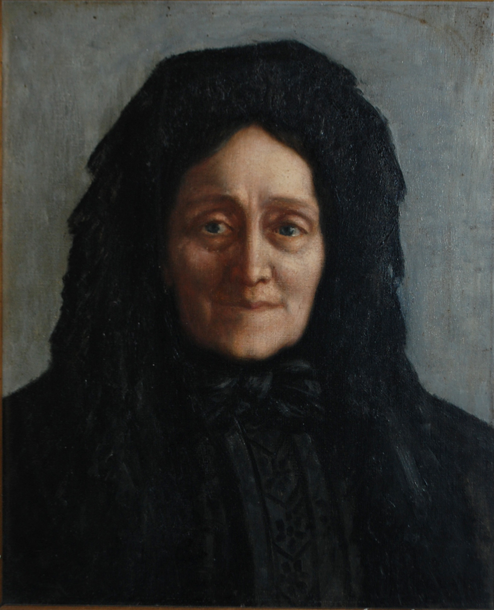 Ecole HOLLANDAISE du XIXe siècle Portrait de femme Huile sur toile.