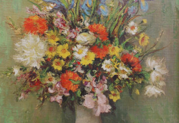 Marcel DYF (1899-1985) Nature morte au bouquet de fleurs Huile sur toile. Signée en bas à droite.