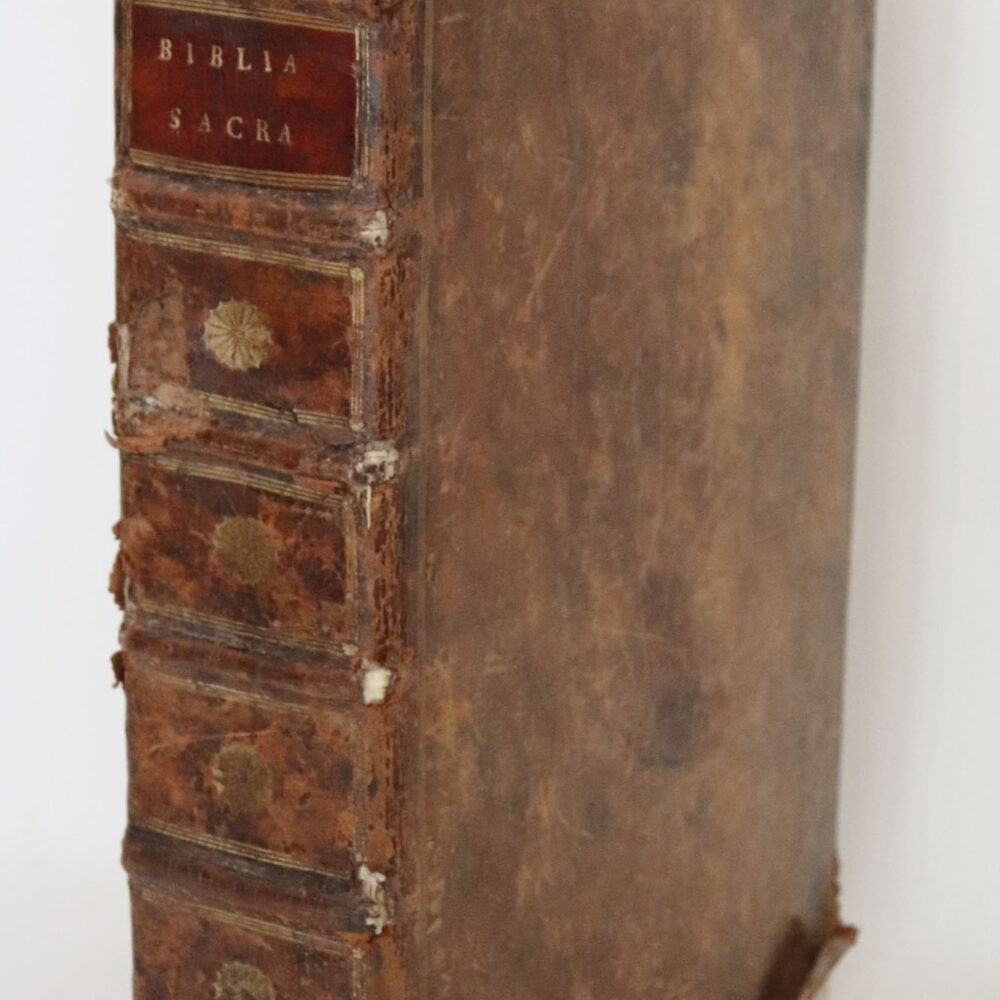 [BIBLE]. BIBLIA. Paris, Robert Estienne, 1540 [partie III datée 1539 et